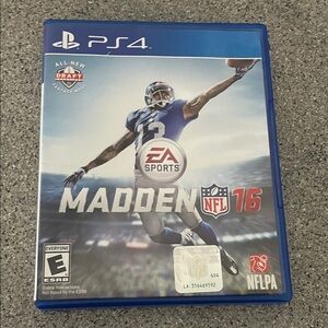 Madden NFL 16 for PS4 - Blue Case